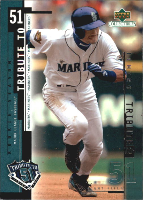 2001 Upper Deck Collectibles Ichiro Tribute to 51 Baseball Card Pick