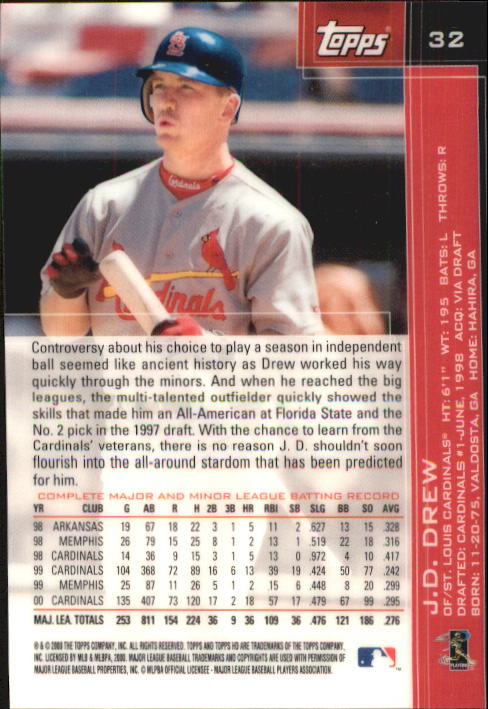 2001 Topps HD Baseball - Picture 11 of 35