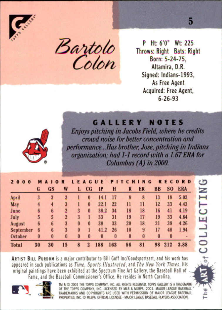 2001 Topps Gallery Baseball - Picture 9 of 256
