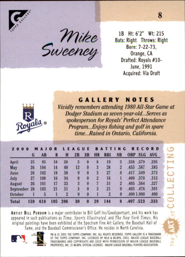 2001 Topps Gallery Baseball - Picture 13 of 256