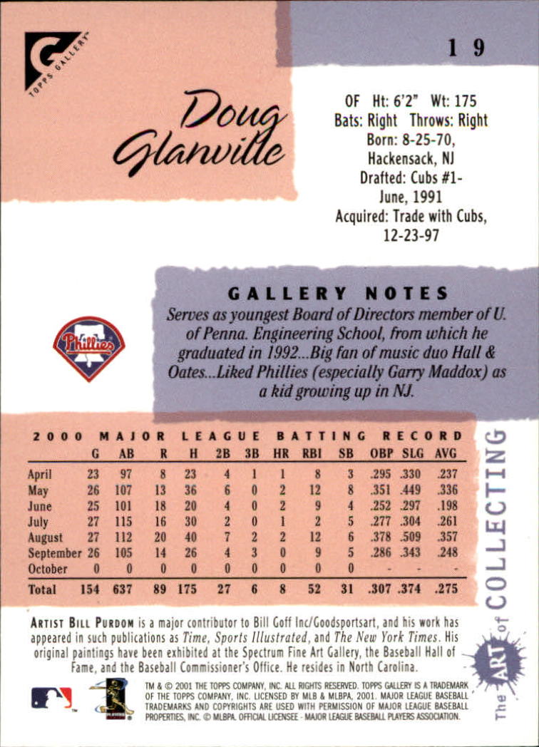 2001 Topps Gallery Baseball - Picture 33 of 256