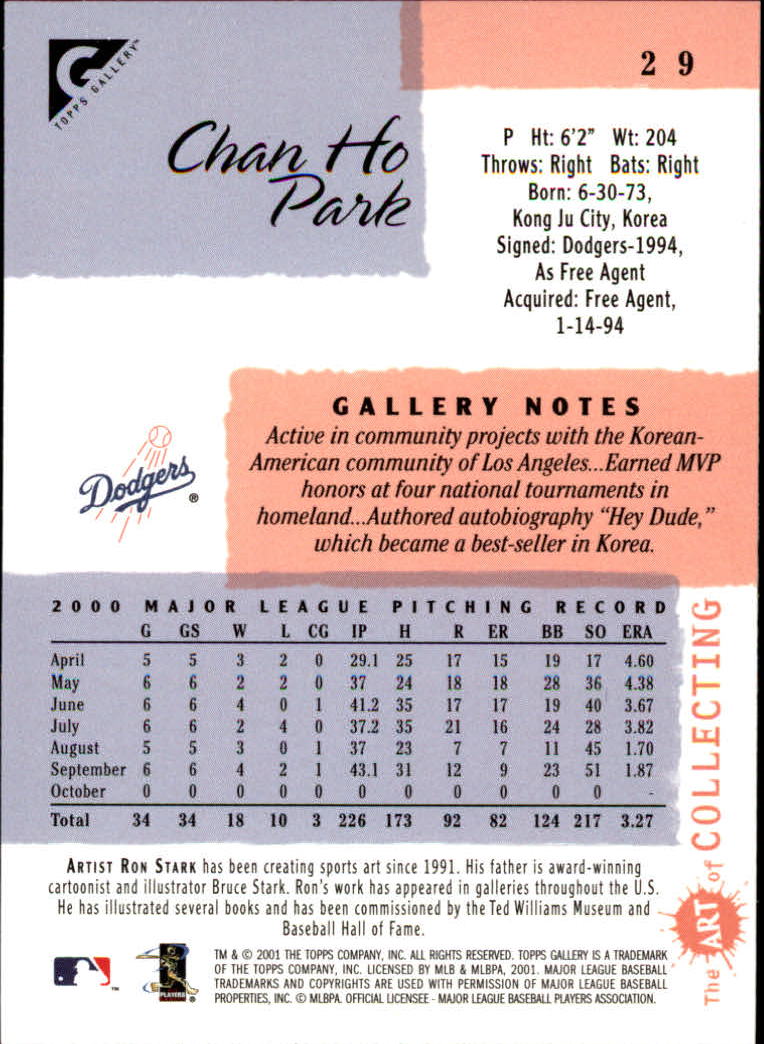 2001 Topps Gallery Baseball - Picture 47 of 256