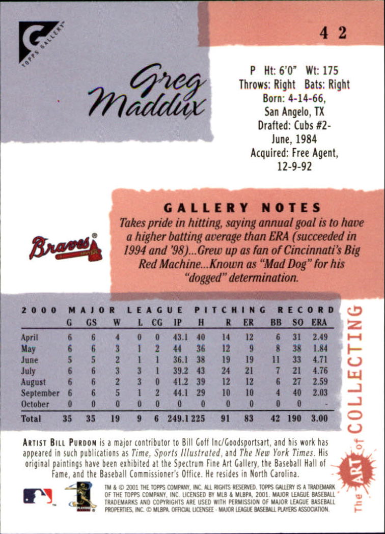 2001 Topps Gallery Baseball - Picture 73 of 256