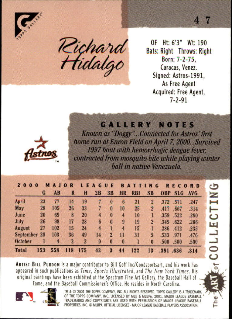 2001 Topps Gallery Baseball - Picture 83 of 256