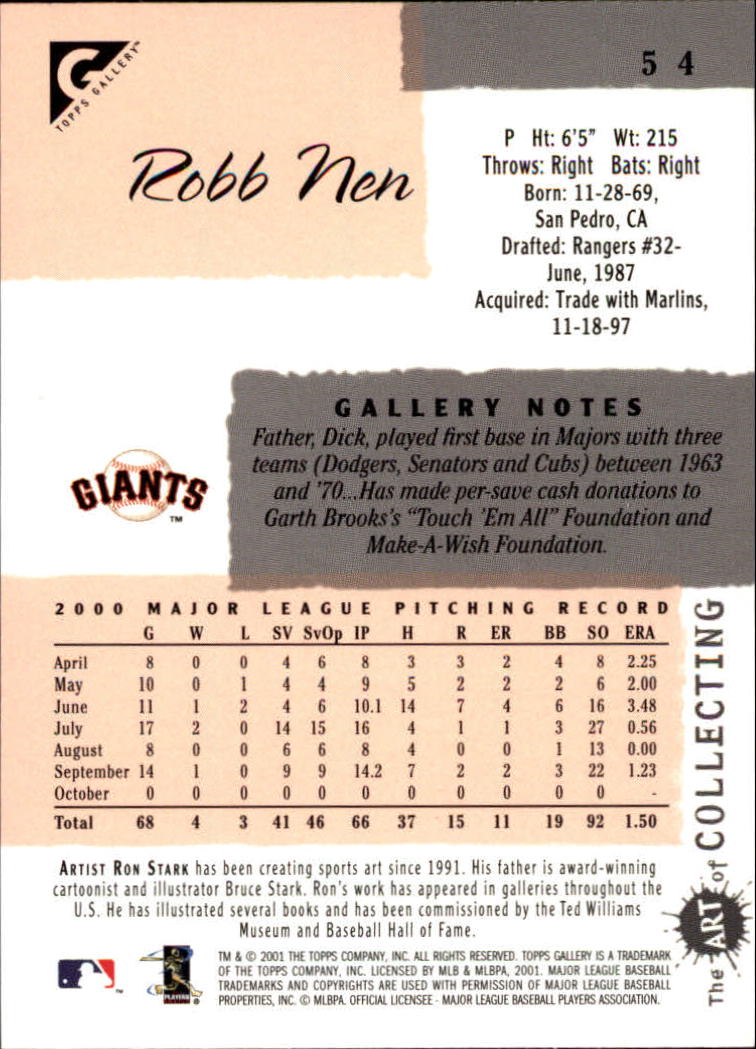 2001 Topps Gallery Baseball - Picture 95 of 256