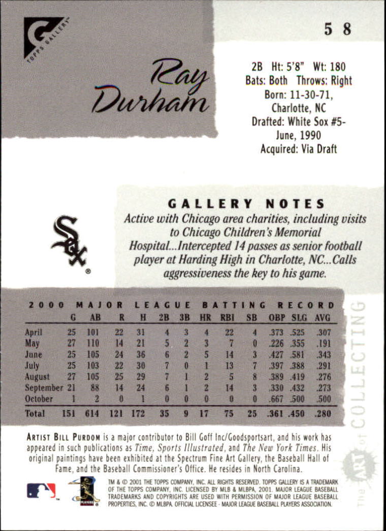 2001 Topps Gallery Baseball - Picture 101 of 256