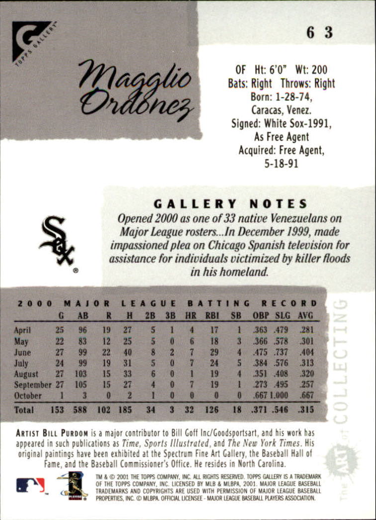 2001 Topps Gallery Baseball - Picture 111 of 256