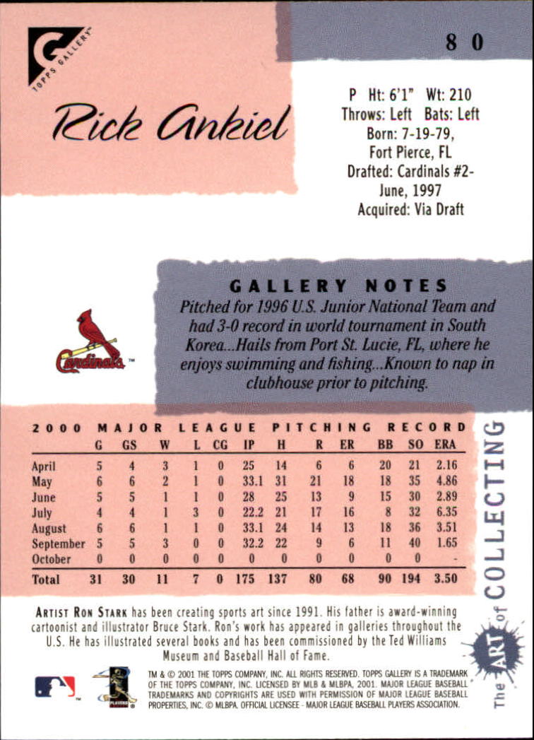 2001 Topps Gallery Baseball - Picture 145 of 256