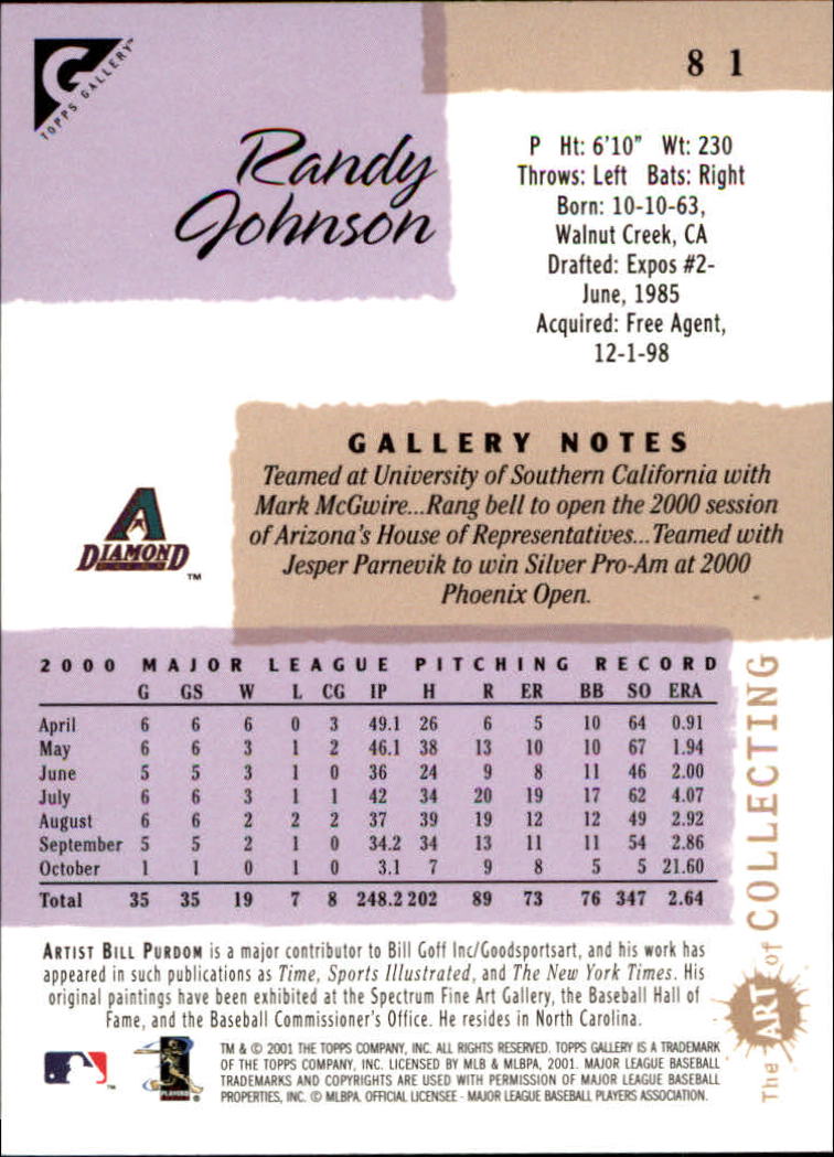 2001 Topps Gallery Baseball - Picture 147 of 256
