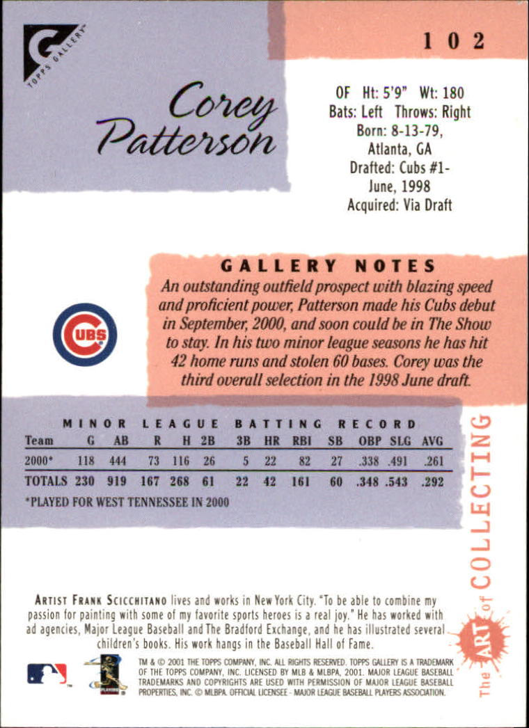 2001 Topps Gallery Baseball - Picture 177 of 256