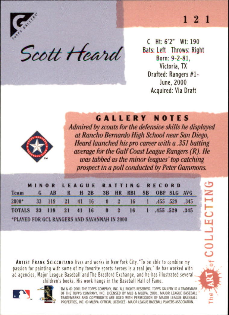 2001 Topps Gallery Baseball - Picture 205 of 256