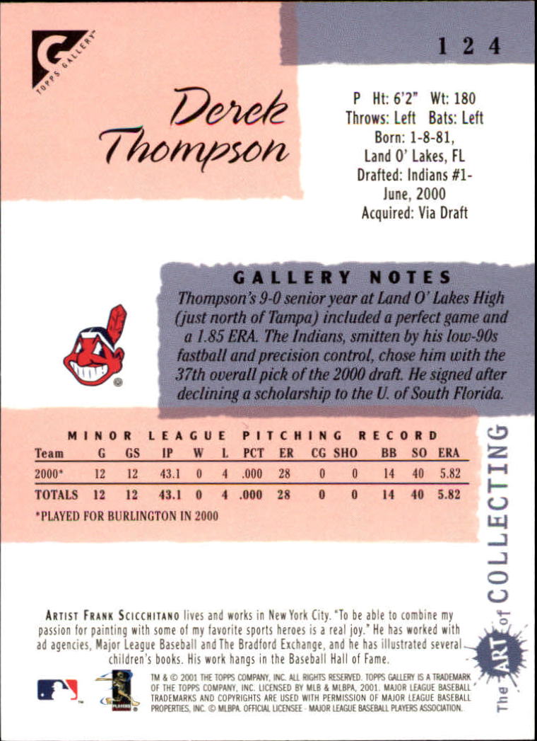 2001 Topps Gallery Baseball - Picture 211 of 256