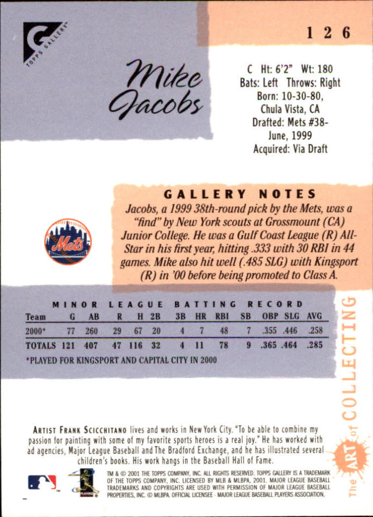 2001 Topps Gallery Baseball - Picture 215 of 256