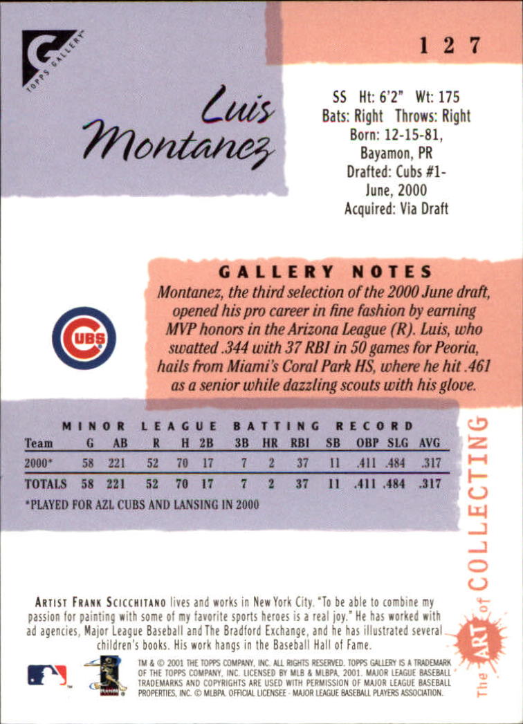 2001 Topps Gallery Baseball - Picture 217 of 256