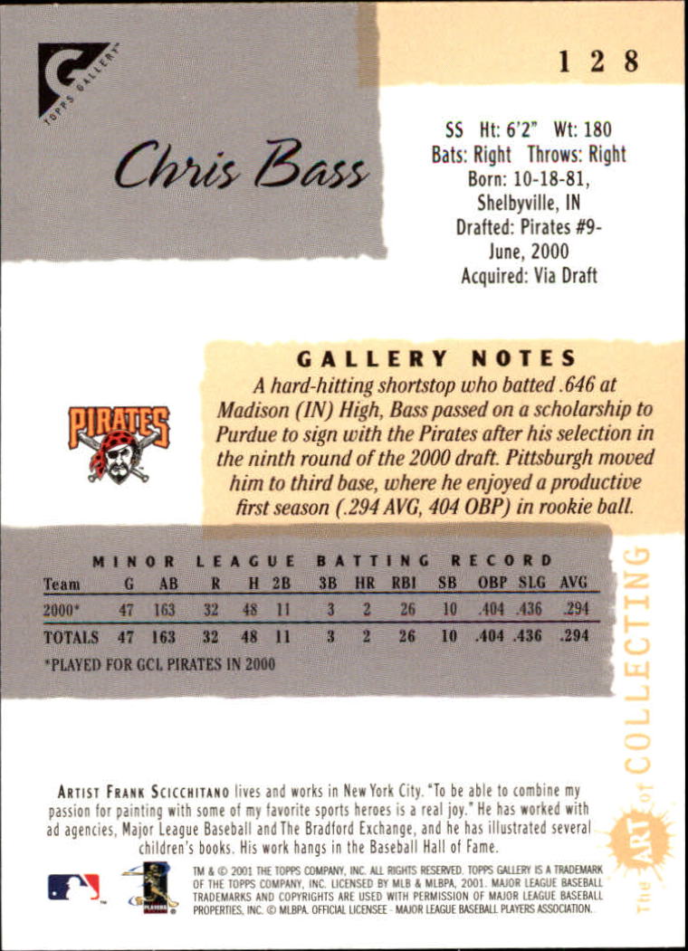 2001 Topps Gallery Baseball - Picture 219 of 256