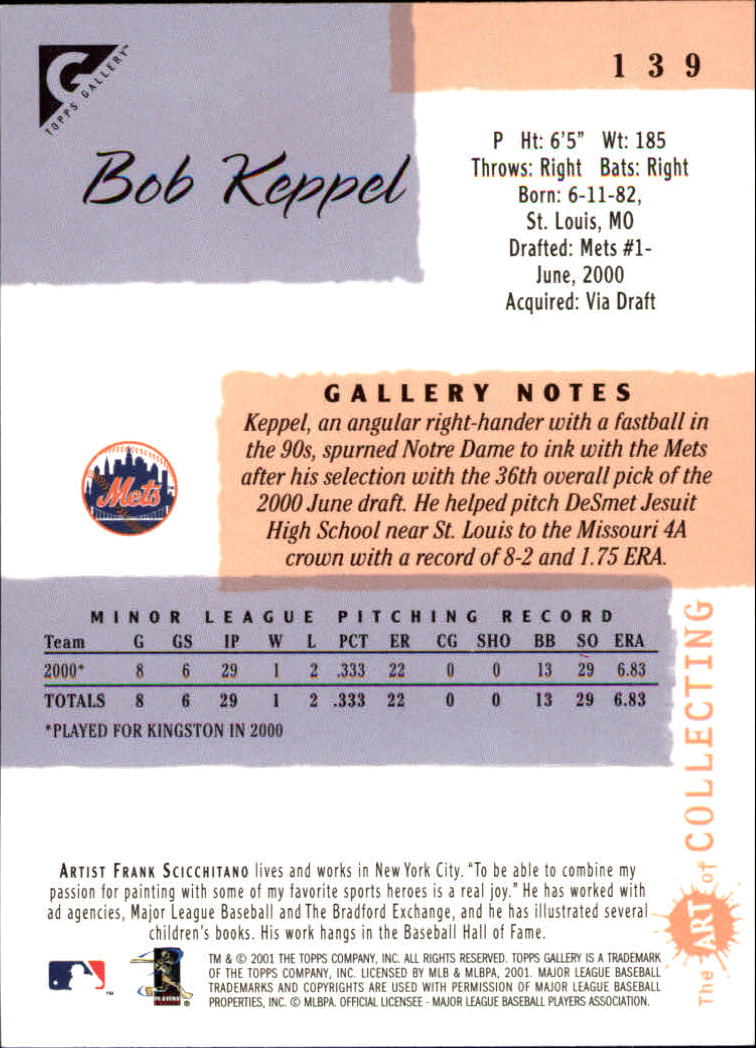 2001 Topps Gallery Baseball - Picture 231 of 256