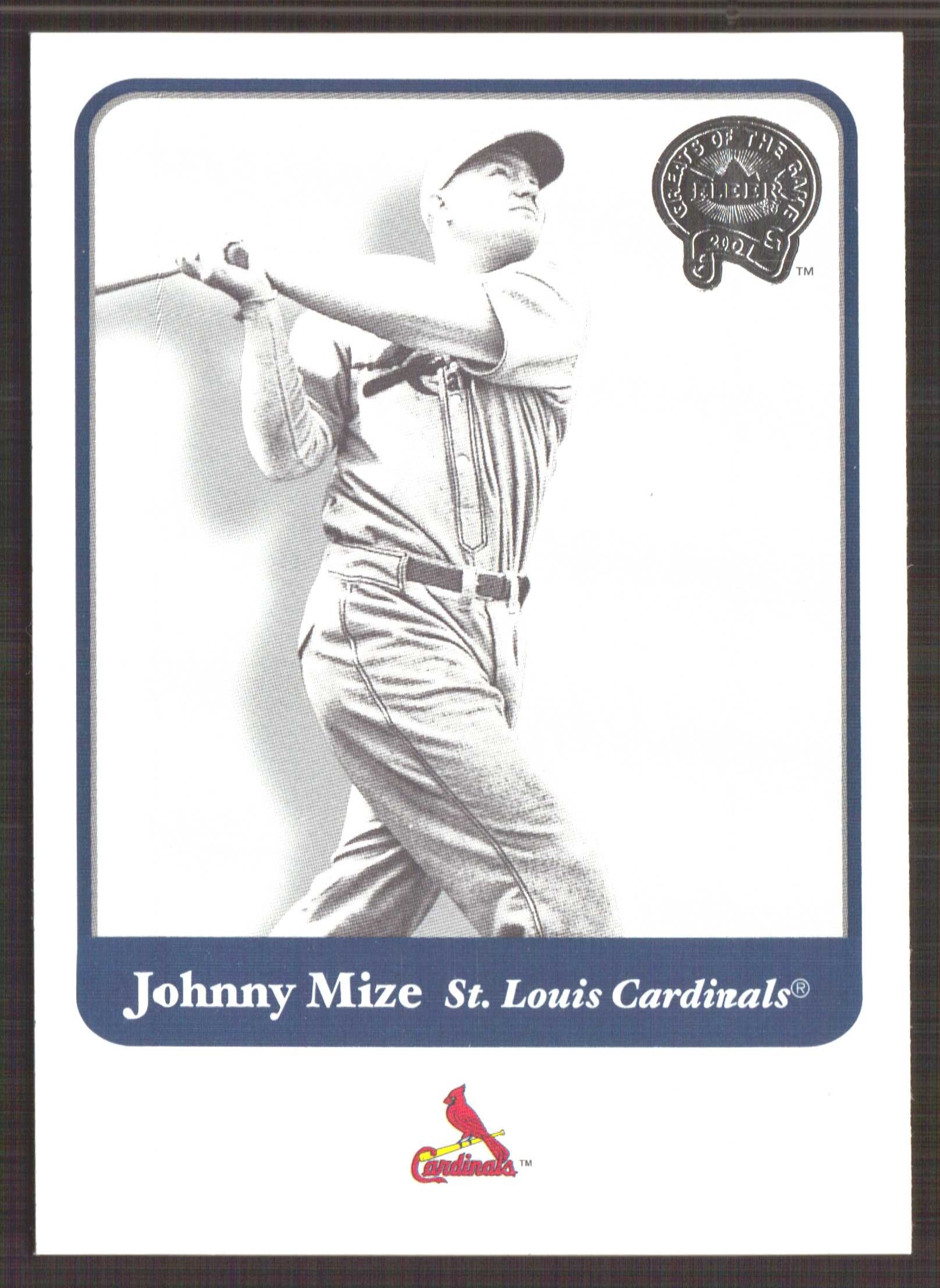 2001 Greats of the Game (Fleer) Baseball "Main Set" Cards - Picture 26 of 259