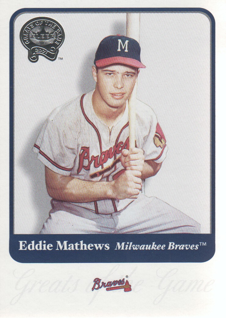 2001 Greats of the Game (Fleer) Baseball "Main Set" Cards - Picture 70 of 259
