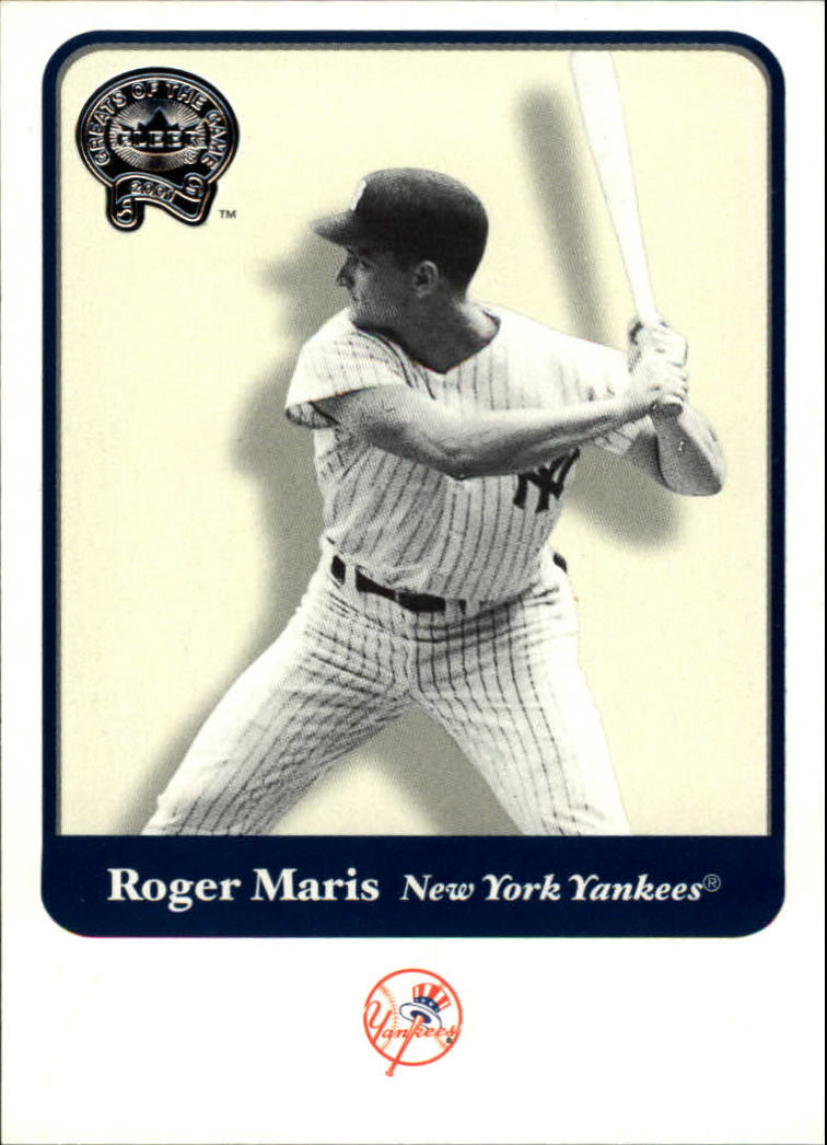 2001 Greats of the Game (Fleer) Baseball "Main Set" Cards - Picture 88 of 259