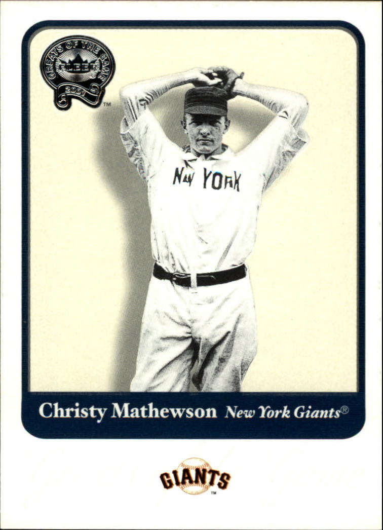 2001 Greats of the Game (Fleer) Baseball "Main Set" Cards - Picture 94 of 259