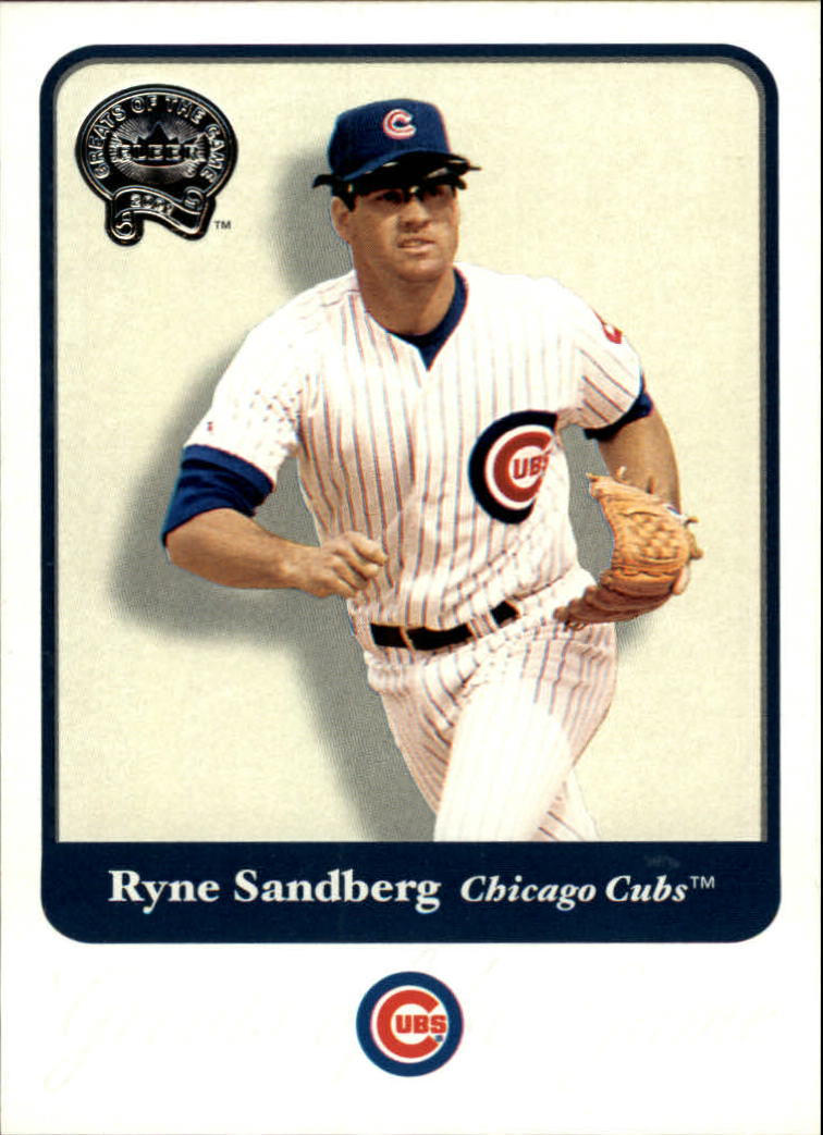 2001 Greats of the Game (Fleer) Baseball "Main Set" Cards - Picture 154 of 259