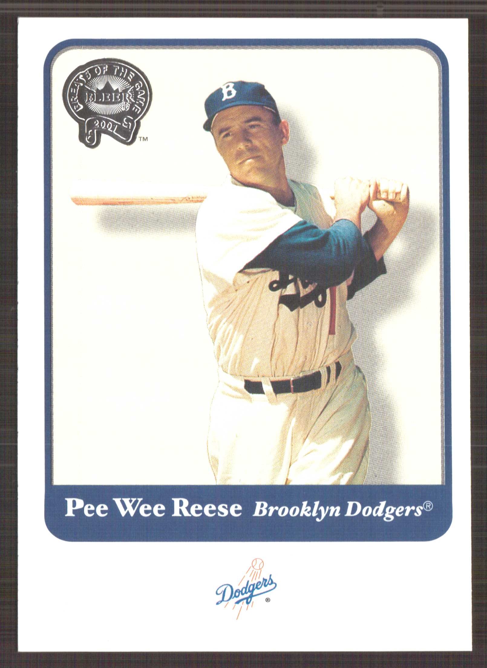 2001 Greats of the Game (Fleer) Baseball "Main Set" Cards - Picture 186 of 259