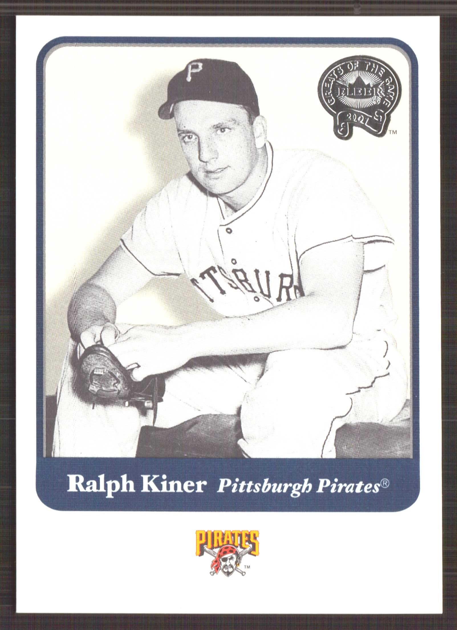 2001 Greats of the Game (Fleer) Baseball "Main Set" Cards - Picture 218 of 259