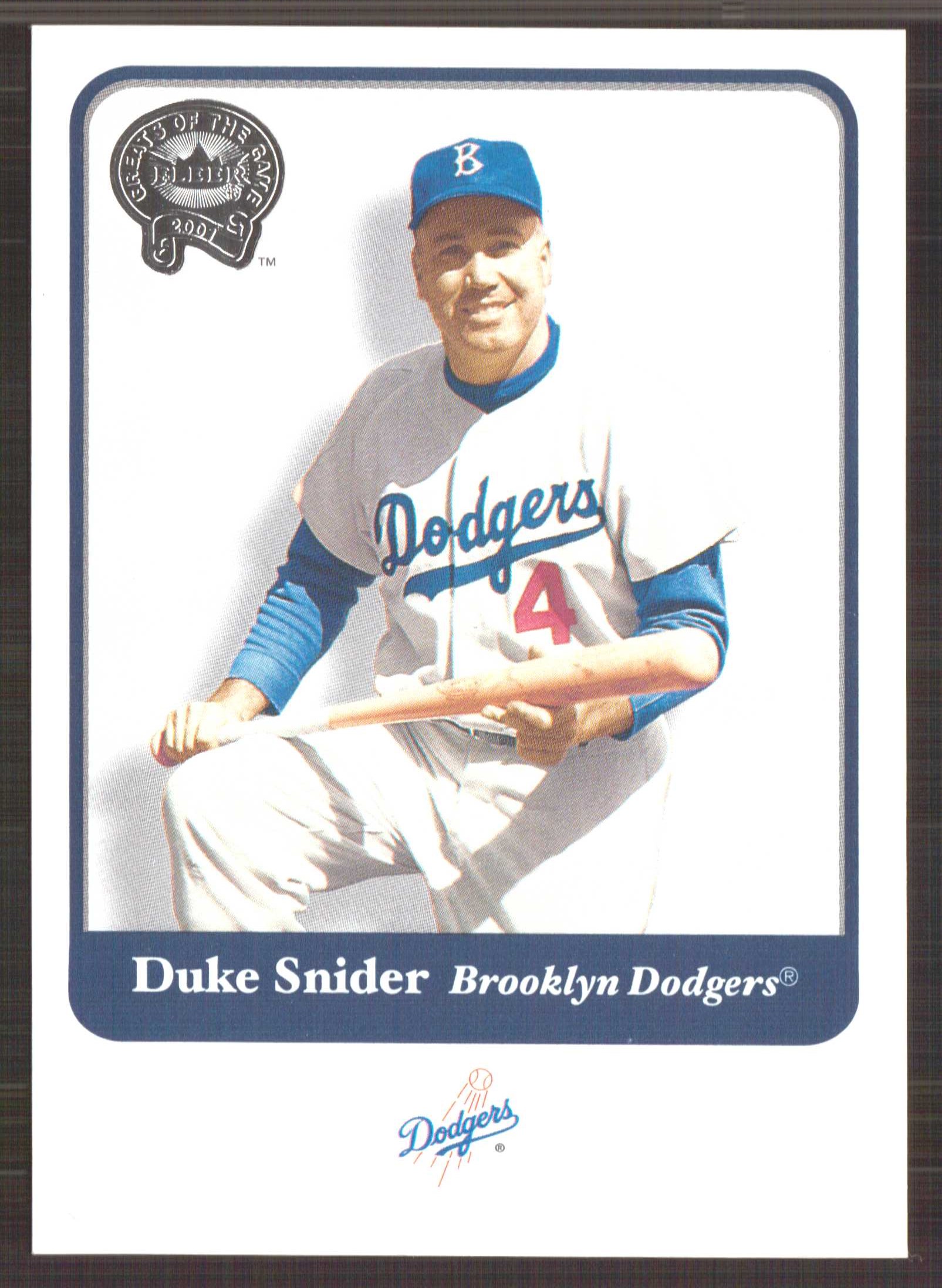 2001 Greats of the Game (Fleer) Baseball "Main Set" Cards - Picture 250 of 259