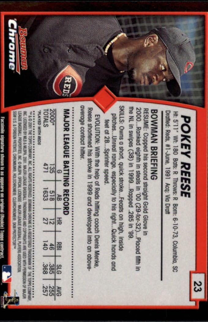 2001 Bowman Chrome Baseball YOU PICK - Bild 39 von 411