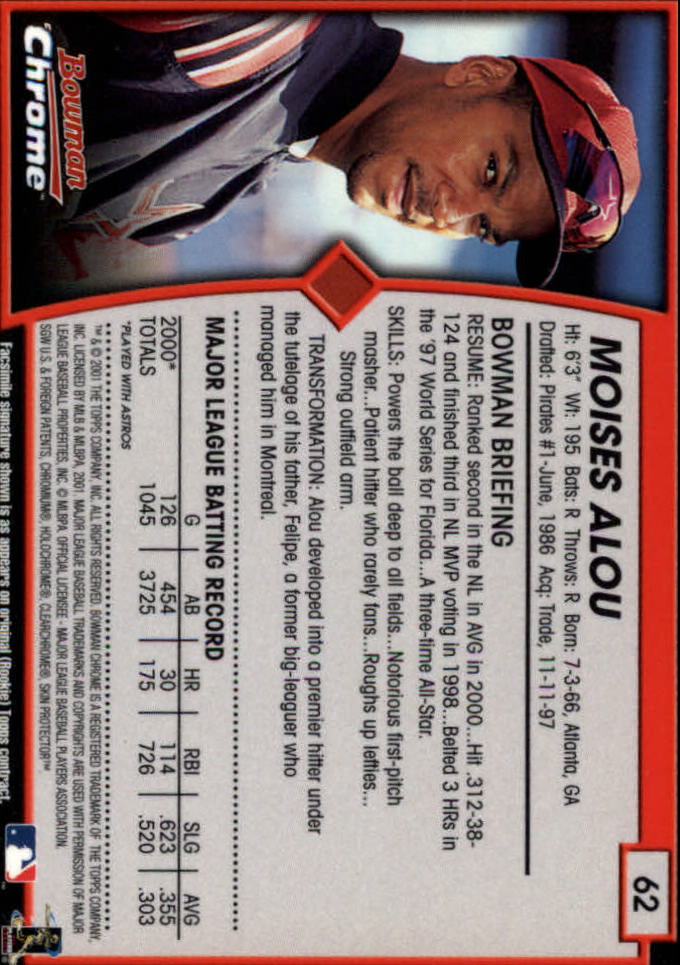 2001 Bowman Chrome Baseball YOU PICK - Bild 97 von 411