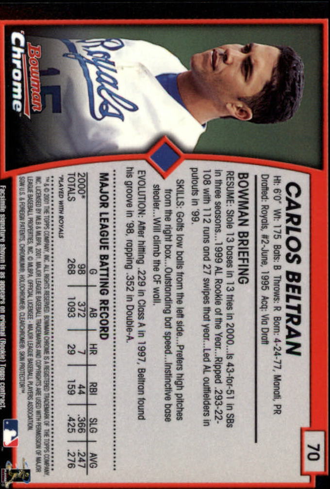 2001 Bowman Chrome Baseball YOU PICK - Bild 109 von 411