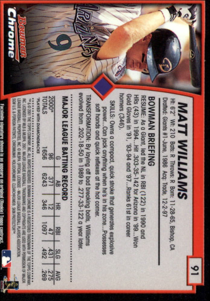 2001 Bowman Chrome Baseball YOU PICK - Bild 137 von 411