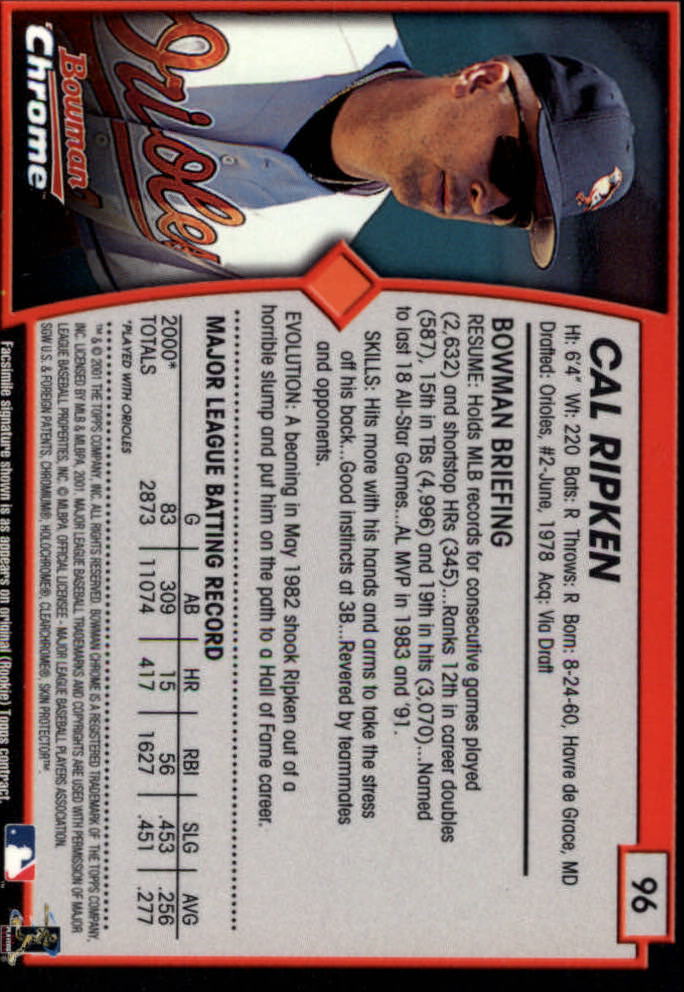 2001 Bowman Chrome Baseball YOU PICK - Bild 143 von 411