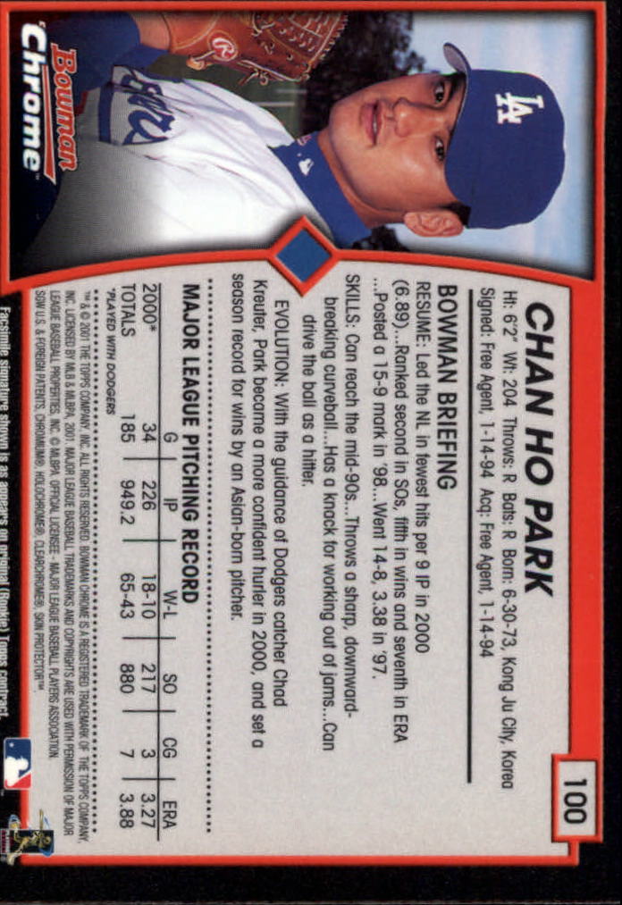 2001 Bowman Chrome Baseball YOU PICK - Bild 151 von 411