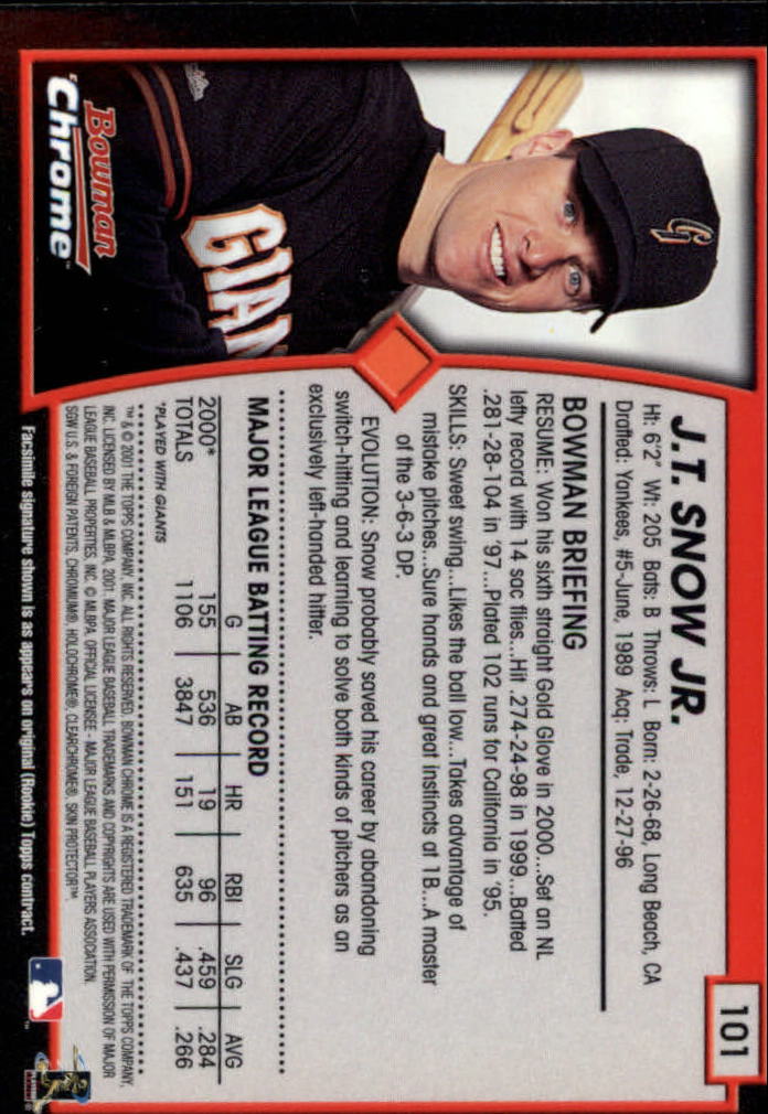 2001 Bowman Chrome Baseball YOU PICK - Bild 153 von 411