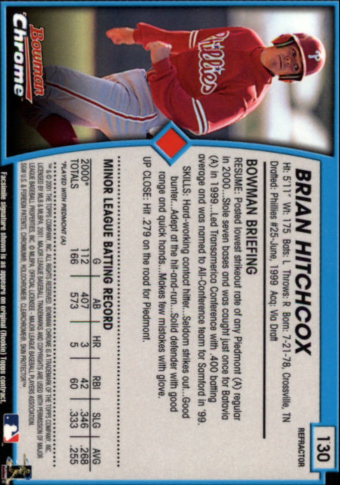 2001 Bowman Chrome Baseball YOU PICK - Bild 187 von 411