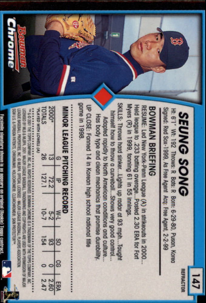 2001 Bowman Chrome Baseball YOU PICK - Bild 203 von 411