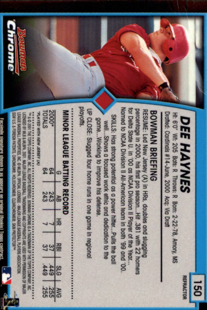 2001 Bowman Chrome Baseball YOU PICK - Bild 209 von 411