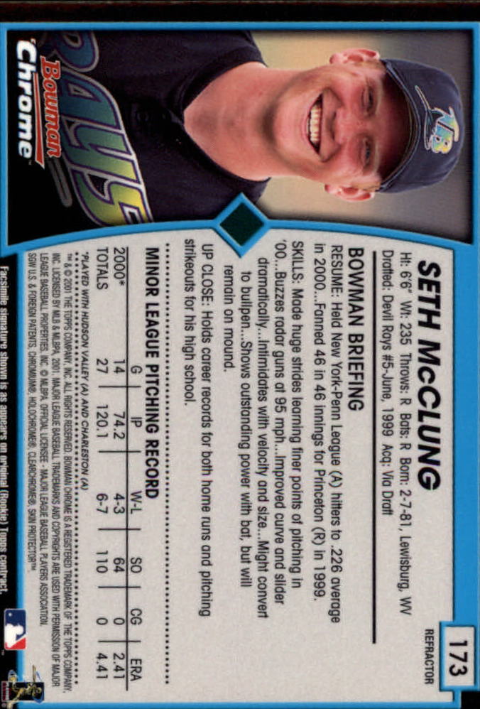 2001 Bowman Chrome Baseball YOU PICK - Bild 231 von 411