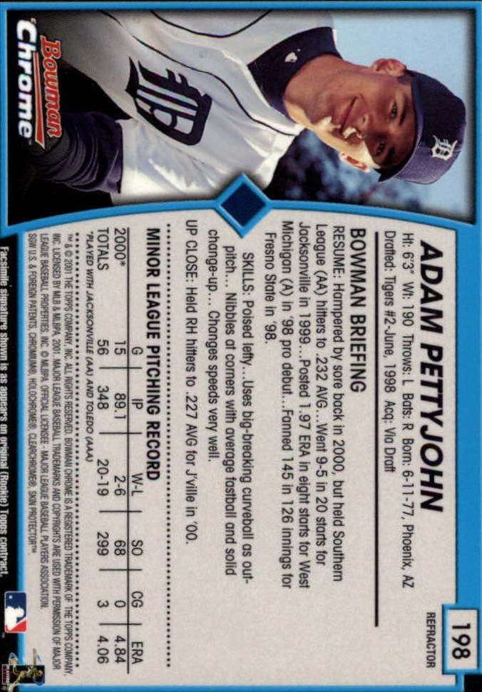 2001 Bowman Chrome Baseball YOU PICK - Bild 255 von 411