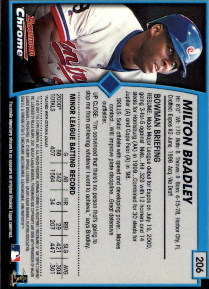 2001 Bowman Chrome Baseball YOU PICK - Bild 263 von 411