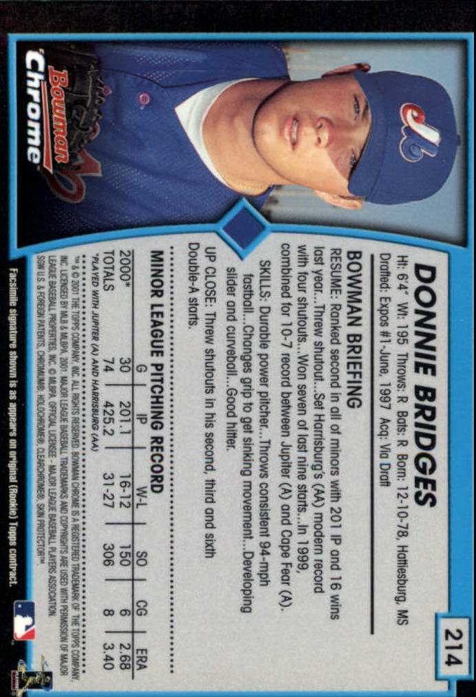 2001 Bowman Chrome Baseball YOU PICK - Bild 277 von 411