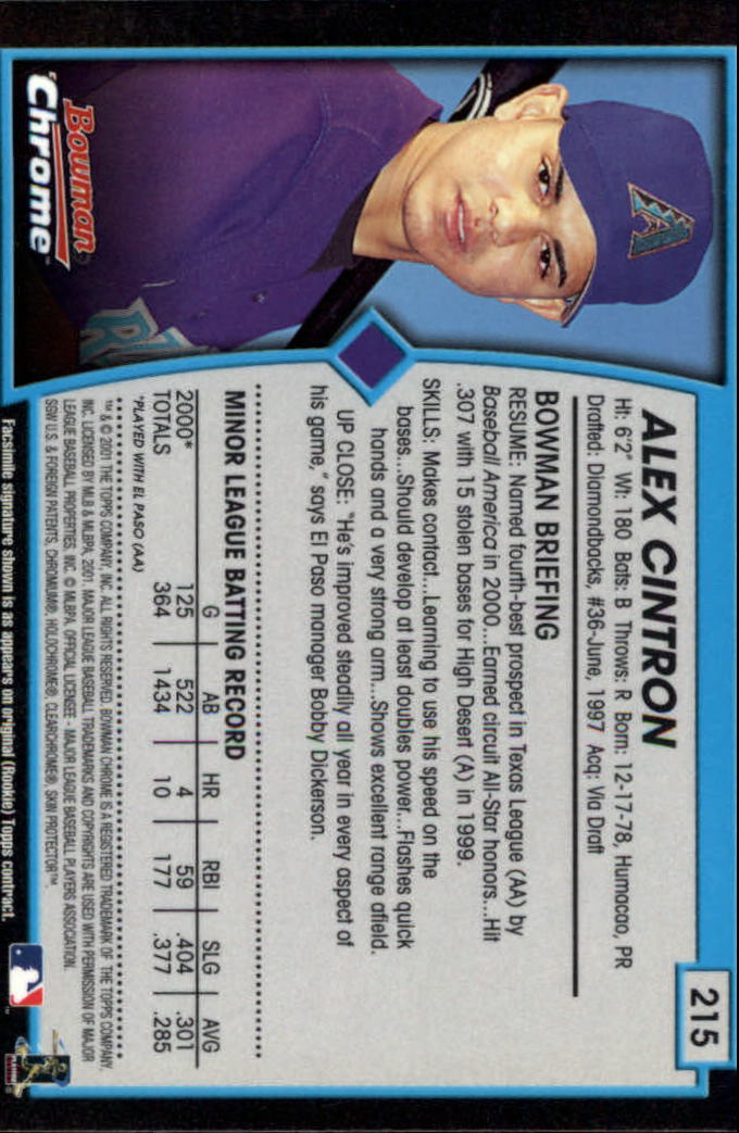 2001 Bowman Chrome Baseball YOU PICK - Bild 279 von 411