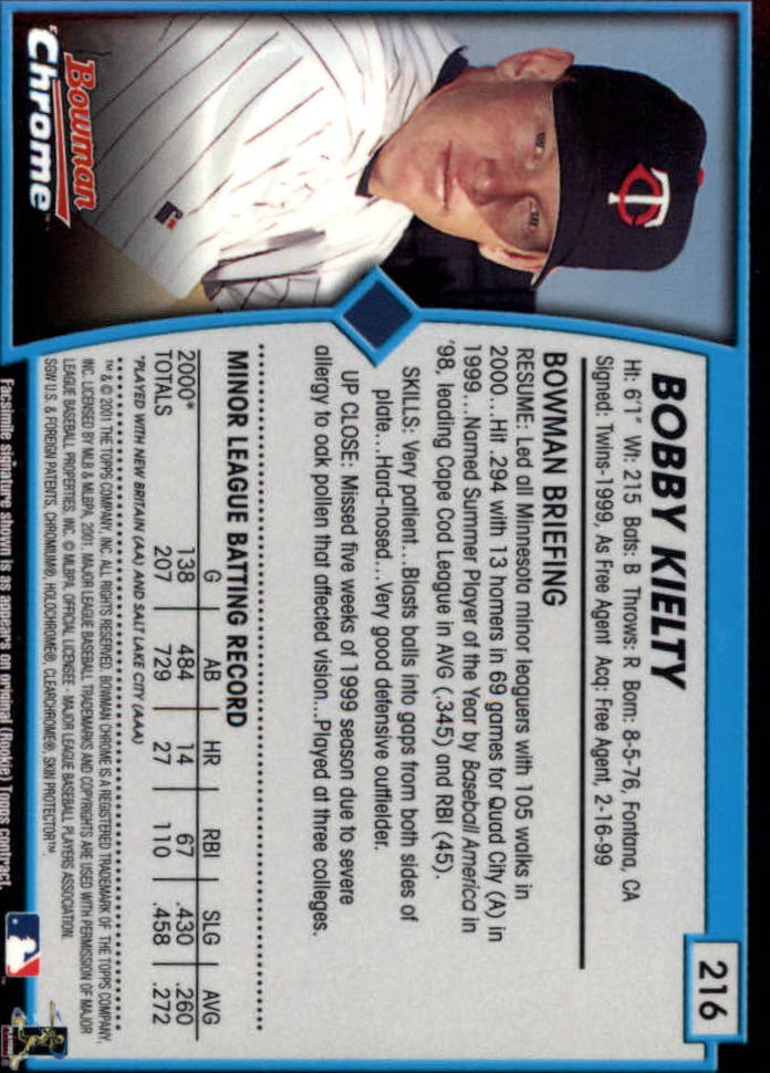 2001 Bowman Chrome Baseball YOU PICK - Bild 281 von 411