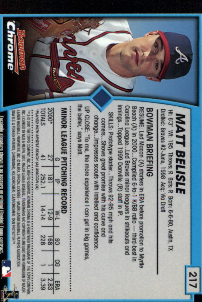 2001 Bowman Chrome Baseball YOU PICK - Bild 283 von 411