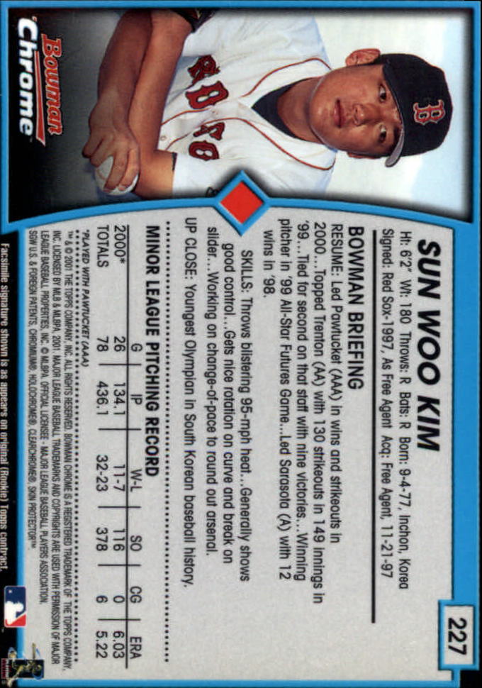 2001 Bowman Chrome Baseball YOU PICK - Bild 297 von 411