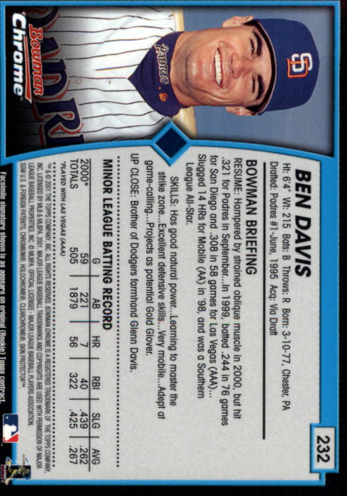 2001 Bowman Chrome Baseball YOU PICK - Bild 301 von 411