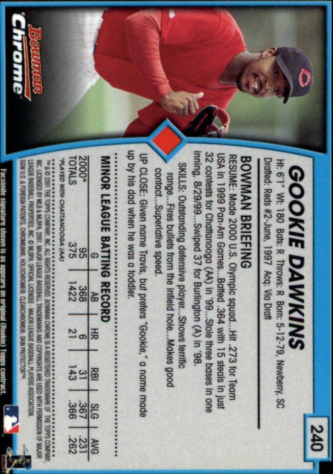 2001 Bowman Chrome Baseball YOU PICK - Bild 307 von 411