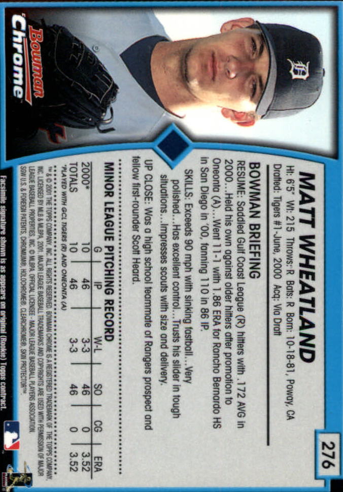 2001 Bowman Chrome Baseball YOU PICK - Bild 341 von 411