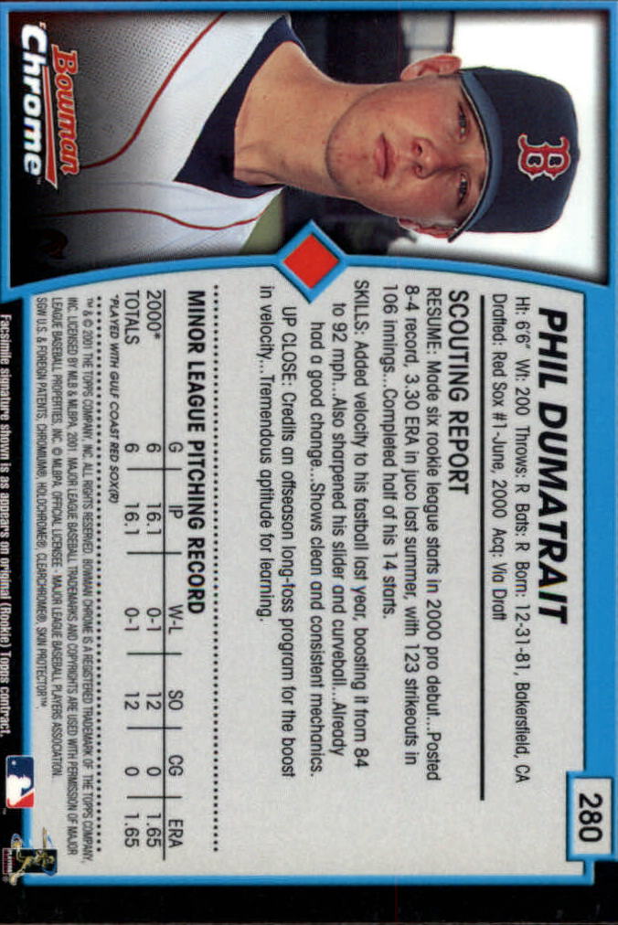 2001 Bowman Chrome Baseball YOU PICK - Bild 347 von 411